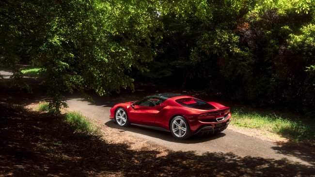 Обои картинки фото автомобили, ferrari, 296, gts