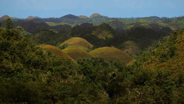 Картинка chocolate+hills bohol philippines природа горы chocolate hills