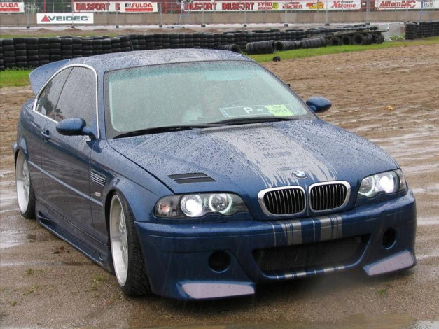 Обои картинки фото bmw, series, e46, tuning, автомобили