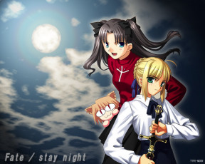 Картинка аниме fate stay night