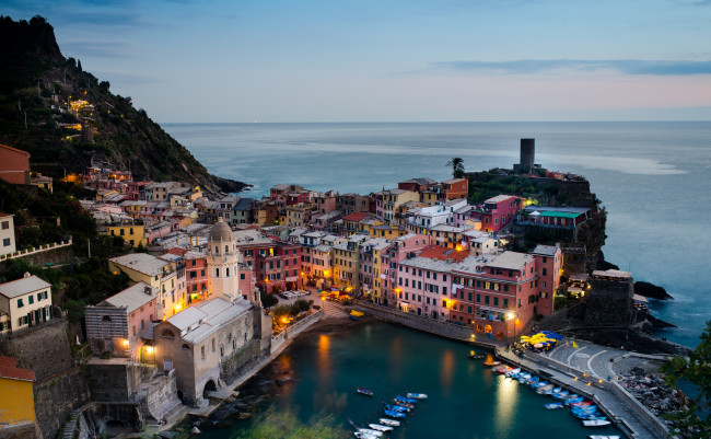 Обои картинки фото города, амальфийское и лигурийское побережье , италия, вид, сверху, панорама