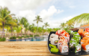 Картинка еда рыба +морепродукты +суши +роллы роллы суши japanese seafood sushi