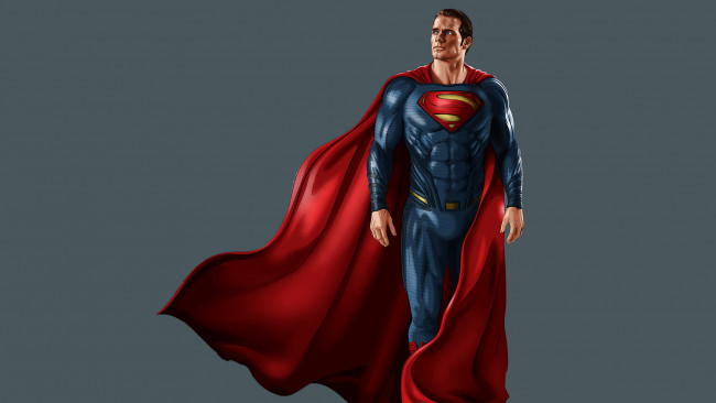 Обои картинки фото superman amazing artwork, рисованное, комиксы, рисунок, супермен, artwork, amazing, superman