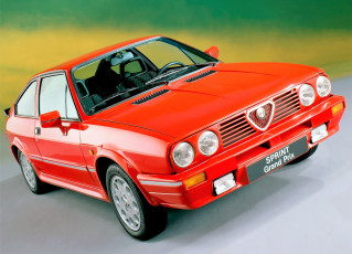 Картинка автомобили alfa+romeo красный