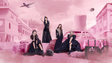 Картинка музыка black+pink женская группа blackpink yg entertainment jeneviere kim lalisa manoban jisoo rose roseanne park