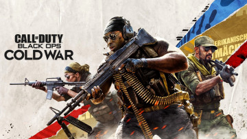 Картинка видео+игры call+of+duty +black+ops+cold+war солдаты оружие очки