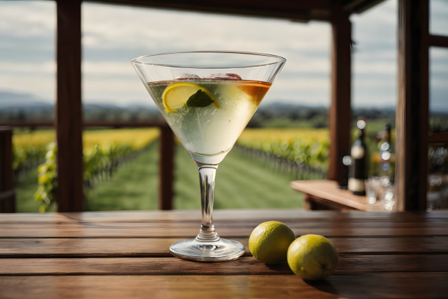 Обои картинки фото 3д графика, еда-, food, martini, cocktail
