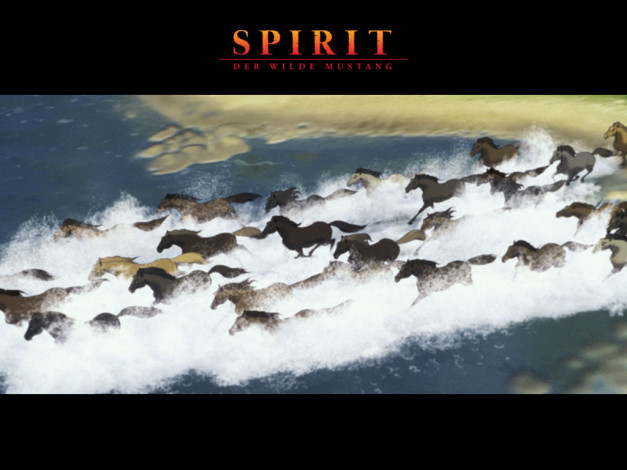 Обои картинки фото мультфильмы, spirit, stallion, of, the, cimarron