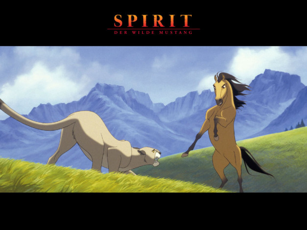 Обои картинки фото мультфильмы, spirit, stallion, of, the, cimarron