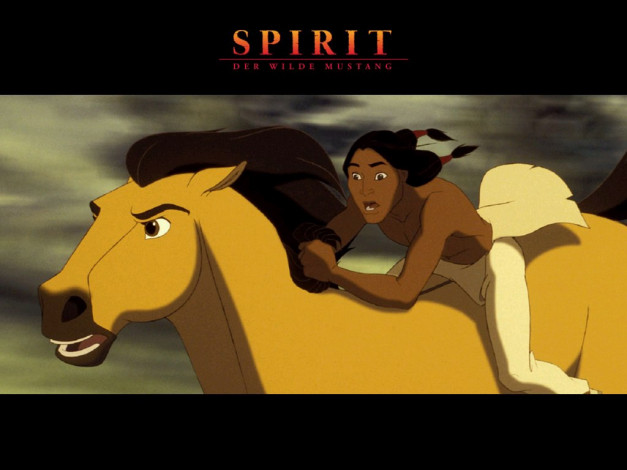 Обои картинки фото мультфильмы, spirit, stallion, of, the, cimarron