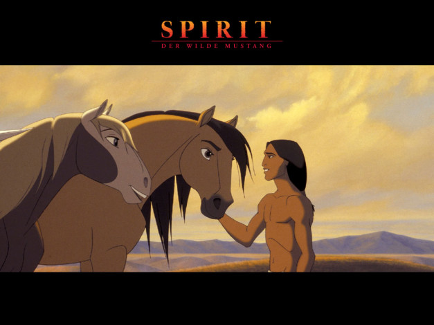 Обои картинки фото мультфильмы, spirit, stallion, of, the, cimarron