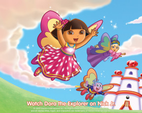 обоя даша, следопыт, мультфильмы, dora, the, explorer