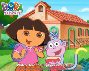 обоя даша, следопыт, мультфильмы, dora, the, explorer