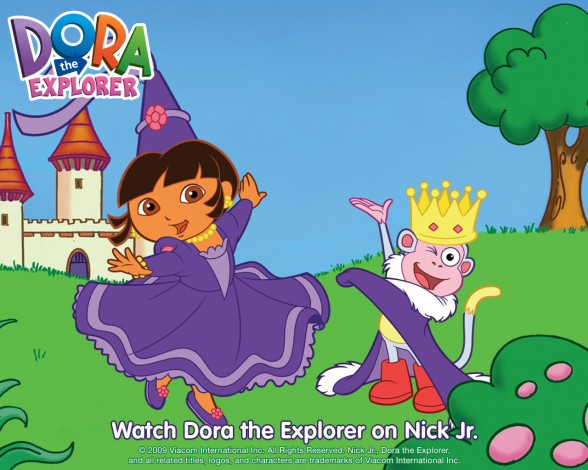 Обои картинки фото даша, следопыт, мультфильмы, dora, the, explorer