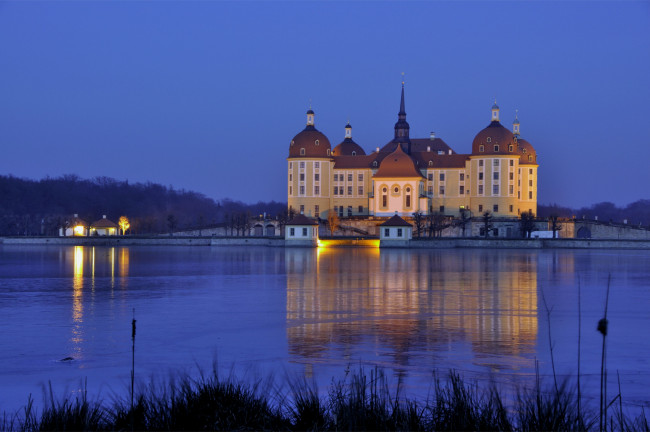 Обои картинки фото замок, морицбург, саксония, германия, города, дворцы, замки, крепости, moritzburg, saxony, germany
