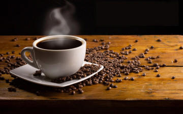 Картинка еда кофе кофейные зёрна зерна стол