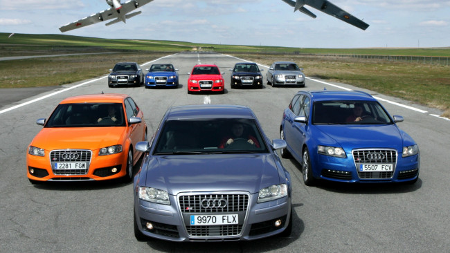 Обои картинки фото audi, mixed, автомобили, германия, volkswagen, group