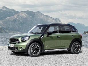 Картинка автомобили mini зеленый sd countryman cooper 2014 r60 all4