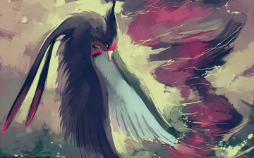 Картинка аниме pokemon крылья птица покемон смерч уранаг