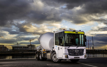 Картинка 2019+mercedes-benz+econic автомобили mercedes+trucks перевозка бетона специальная техника грузовик бетономешалка mercedes benz