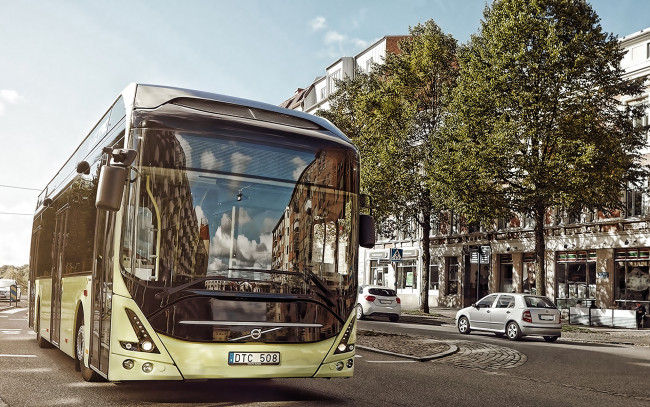 Обои картинки фото 2019 volvo 7900 hybrid, автомобили, автобусы, гибрид, электрический, 2019, volvo, 7900, hybrid, швеция, гетеборг, электрокар, городской, автобус