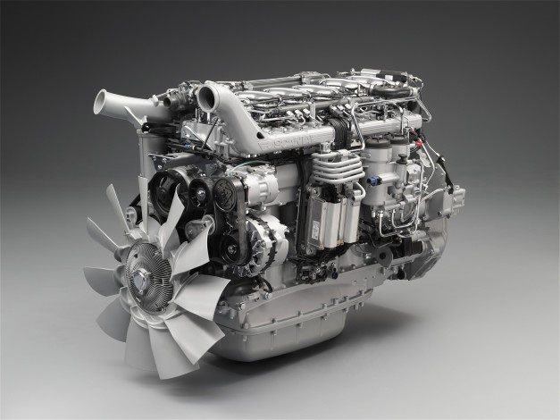 Обои картинки фото scania, engine, 480hp, автомобили, двигатели