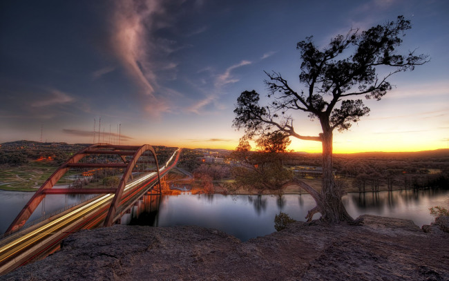 Обои картинки фото austin, texas, города, мосты