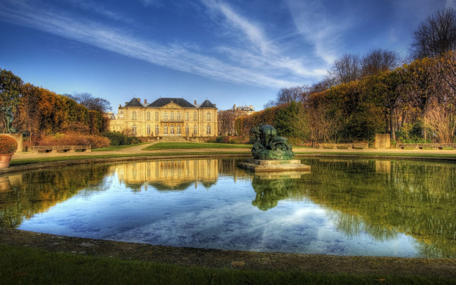 Обои картинки фото chateau, rodin, города, дворцы, замки, крепости