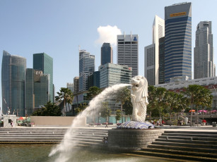 обоя города, сингапур