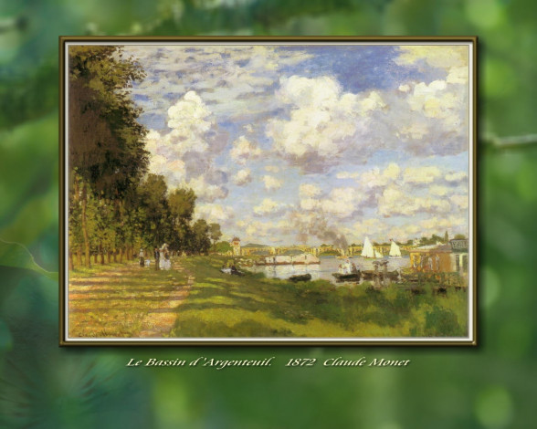 Обои картинки фото claude, monet, рисованные