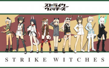 обоя аниме, strike, witches