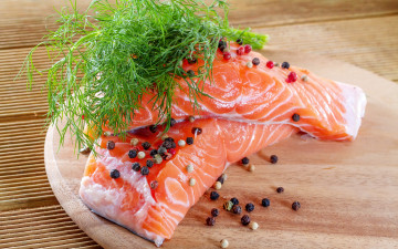 Картинка еда рыба +морепродукты +суши +роллы специи укроп красная fish spices