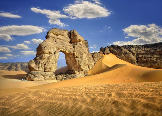 Обои картинки фото природа, пустыни, скалы, арка, пески