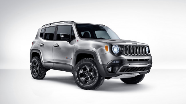 Обои картинки фото jeep renegade hard steel concept 2015, автомобили, jeep, 2015, внедорожник, concept, hard, steel, renegade, кроссовер