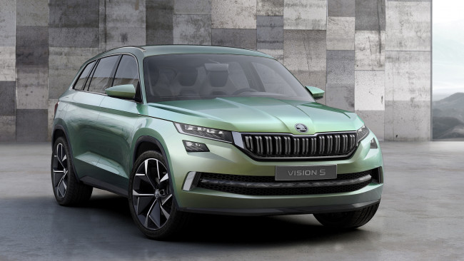 Обои картинки фото skoda visions concept 2016, автомобили, skoda, concept, visions, внедорожник, кроссовер, 2016