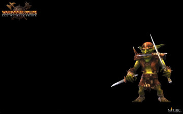 Картинка видео+игры warhammer+online +age+of+reckoning гоблин оружие