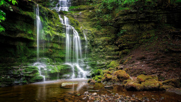 обоя scaleber force, england, природа, водопады, scaleber, force