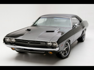 обоя 1971, dodge, challenger, rt, автомобили