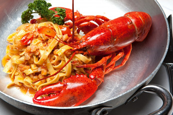 Картинка еда рыба морепродукты суши роллы красный лангуст лапша