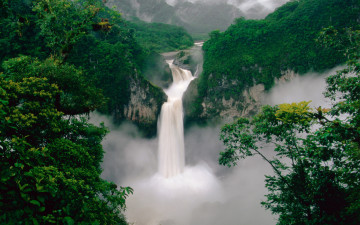 обоя природа, водопады