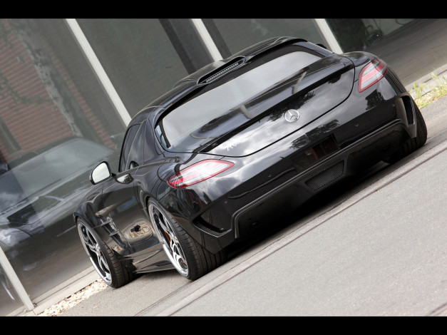 Обои картинки фото 2011, mec, design, mercedes, benz, sls, 63, amg, автомобили, gullwing, doors