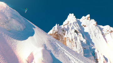 Картинка спорт сноуборд горы снег
