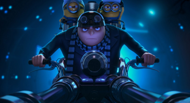 Обои картинки фото despicable, me, мультфильмы, minions, миньоны, шлем, очки, gru