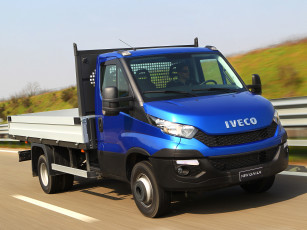 Картинка автомобили iveco синий 2014г cab chassis daily 35