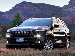 обоя автомобили, jeep, au-spec, limited, cherokee, 2014г, kl