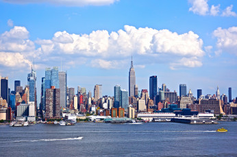 обоя города, нью-йорк , сша, панорама