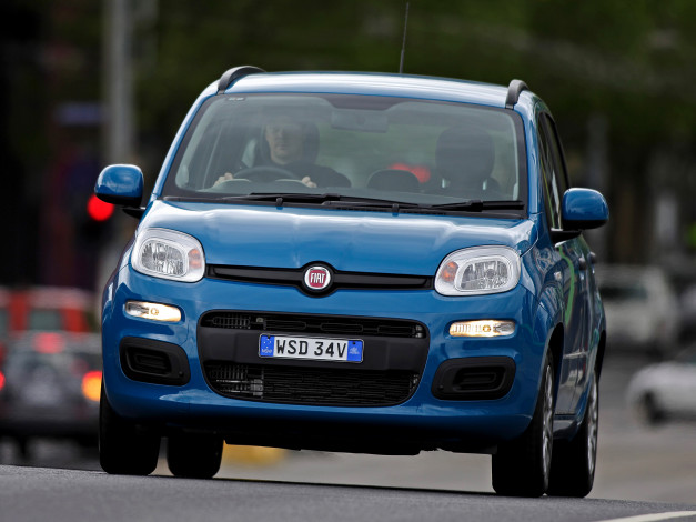 Обои картинки фото автомобили, fiat, au-spec, синий, panda, 2013г, 319