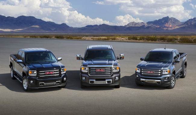 Обои картинки фото 2015 gmc sierra, автомобили, gm-gmc, gmc, серый, sierra