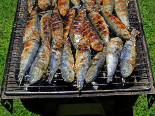 Картинка еда рыбные+блюда +с+морепродуктами жареная рыба гриль