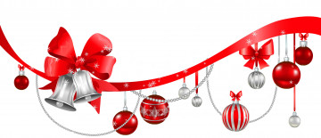 Картинка праздничные векторная+графика+ новый+год колокольчики шары фон